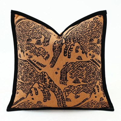 Retro Orange Wave Cushion Retro Orange Wave Cushion