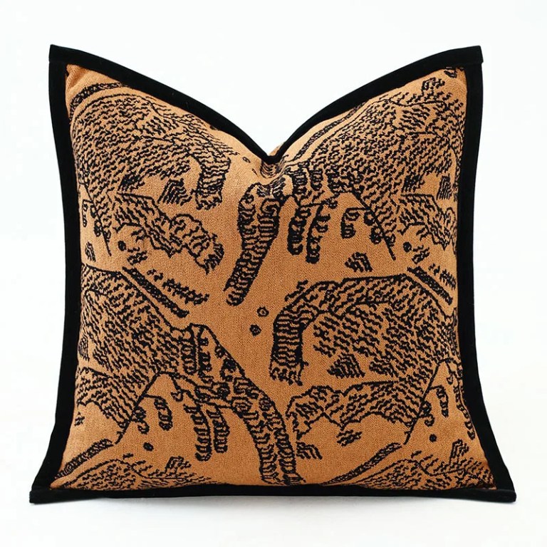 Retro Orange Wave Cushion Retro Orange Wave Cushion
