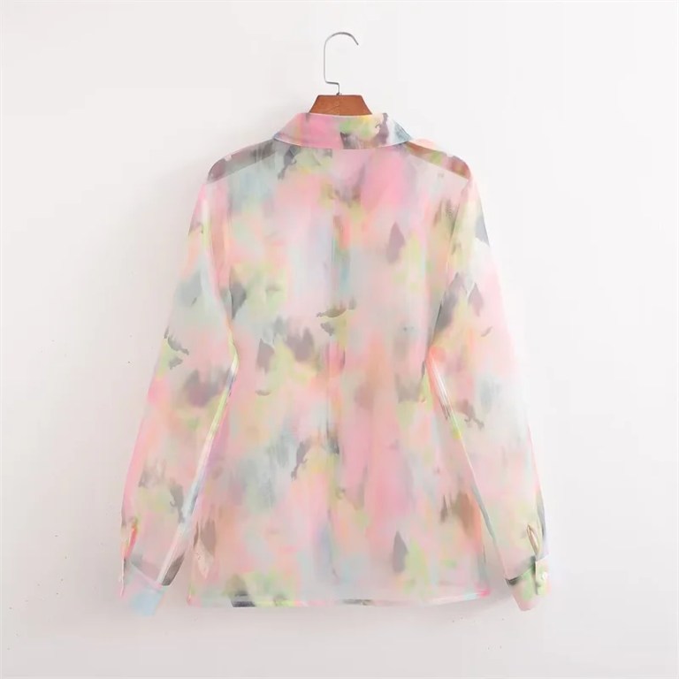 Women’s Pink Cotton Candy Tie Dye Shirt
