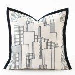 Modern Blocks Cushion Case Luxury Decorative Pillow Cover Modern Blocks Cushion Case Luxury Decorative Pillow Cover