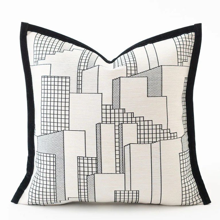 Modern Blocks Cushion Case Luxury Decorative Pillow Cover Modern Blocks Cushion Case Luxury Decorative Pillow Cover