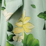 Women’s Summer Floral Green MIDI Dress