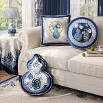 Blue Flora Antique Cushion Blue Flora Antique Cushion