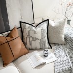 Modern Blocks Cushion Case Luxury Decorative Pillow Cover Modern Blocks Cushion Case Luxury Decorative Pillow Cover
