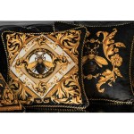 Luxurious Bee Black Velvet Cushion Luxurious Bee Black Velvet Cushion