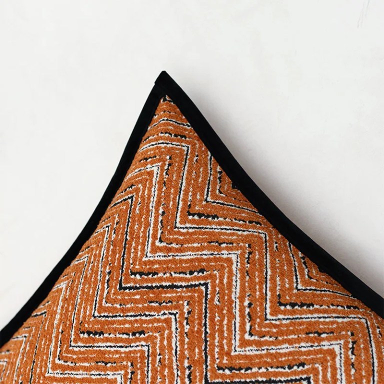 Retro Orange Wave Cushion Retro Orange Wave Cushion