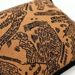 Retro Orange Wave Cushion Retro Orange Wave Cushion