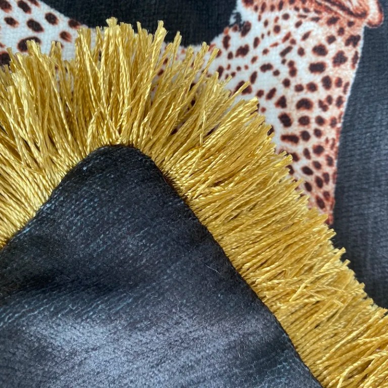 Leopard Lover Mustard Cushion