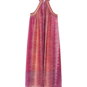 Tie-Dye Holiday A-Line Greacen Dress
