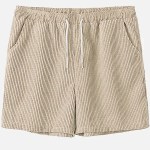 Men’s Short Vacay Casual Loose Corduroy Short Sleeve Shirt and Shorts Set Men’s Short Vacay Casual Loose Corduroy Short Sleeve Shirt and Shorts Set