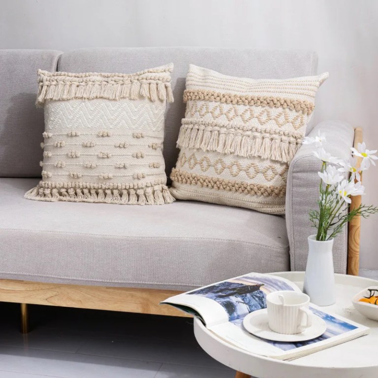 Boho Tassel Handmade Cushion