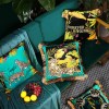 Green Luxury Velvet Leopard Print Cushion Green Luxury Velvet Leopard Print Cushion