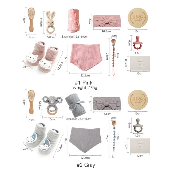 Newborn baby Gift Set With Teether and Milestone Cards Newborn baby Gift Set With Teether and Milestone Cards