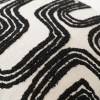 Black Geometric Cushion Cover Black Geometric Cushion Cover