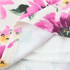 Pastel Flower Print Mini Skirt