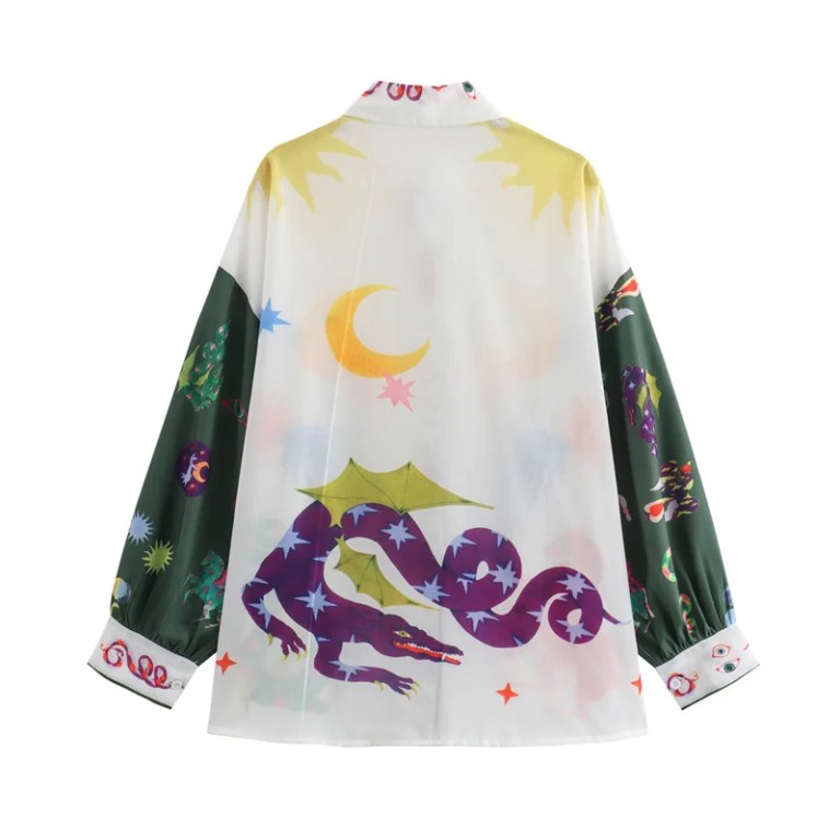 Women’s Hand-Painted Totem Shirt Women’s Hand-Painted Totem Shirt