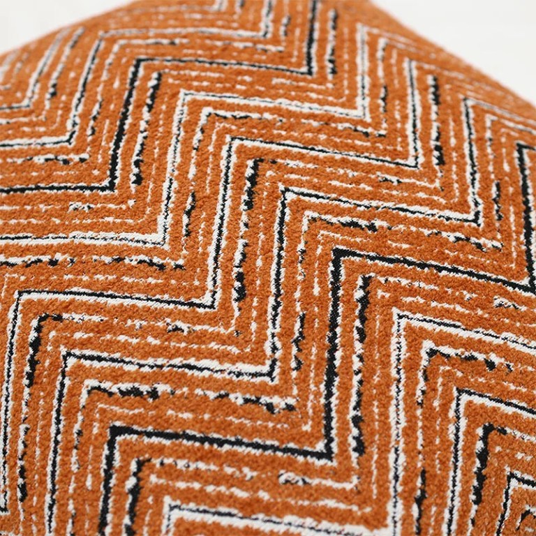 Retro Orange Wave Cushion Retro Orange Wave Cushion
