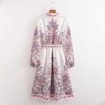 Women’s Dreamer White Lantern MIDI Dress