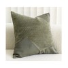 Retro Green Suede Patch Cushion – Modern Decor Retro Green Suede Patch Cushion – Modern Decor