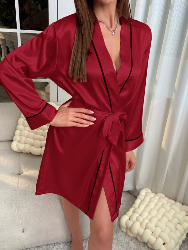 Satin Bridesmaids Night Robe Women’s Sleepwear