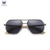 Oi Wood High Quality Fashion Alloy Wooden Polarized Sunglasses Uv400
