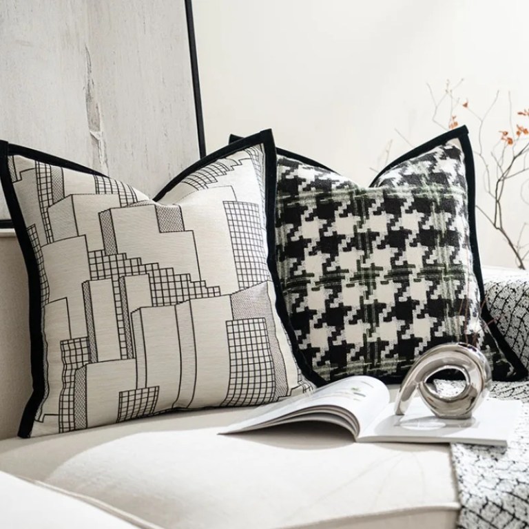 Modern Blocks Cushion Case Luxury Decorative Pillow Cover Modern Blocks Cushion Case Luxury Decorative Pillow Cover
