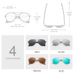 Oi Wood Sunglasses Pilot Sun Glasses Polarized Eyewear Blue Uv400 Lens