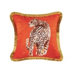 Leopard Lover Mustard Cushion