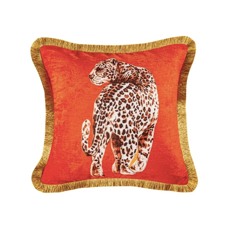 Leopard Lover Mustard Cushion