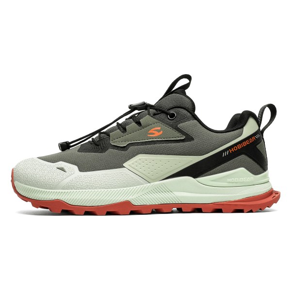 HOBIBEAR Hiking Walking Shoes for Men Elastic Band Non Slip Sneakers HOBIBEAR Hiking Walking Shoes for Men Elastic Band Non Slip Sneakers