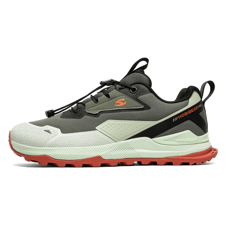 HOBIBEAR Hiking Walking Shoes for Men Elastic Band Non Slip Sneakers HOBIBEAR Hiking Walking Shoes for Men Elastic Band Non Slip Sneakers