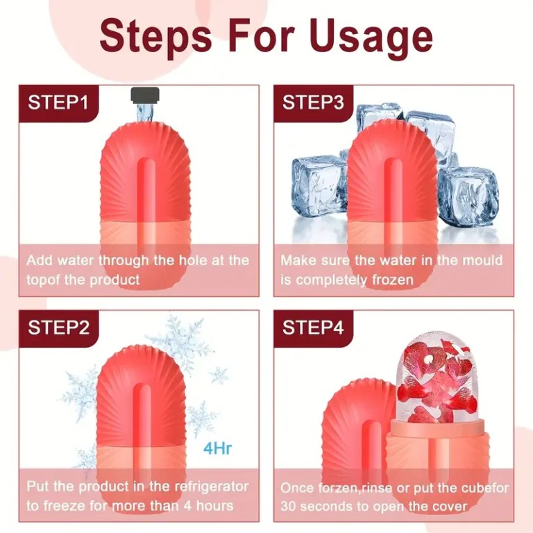 Shell Facial Contouring Ice Facial Roller Skin Care