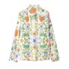 Women’s Floral Print Single Breasted Long Sleeve Shirt Women’s Floral Print Single Breasted Long Sleeve Shirt