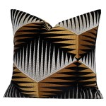 Modern Loft Art Deco Cushion – Decorative Pillow Case Simple Geometric Embroidered Art Room Square Cushion Aesthetic