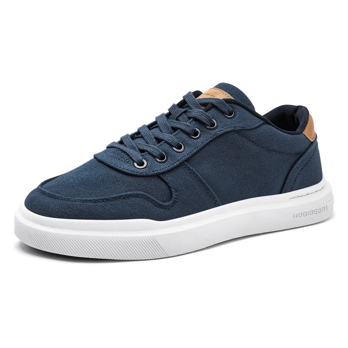 HOBIBEAR Men’s Low Top Casual Lace-Up Shoes Sneakers