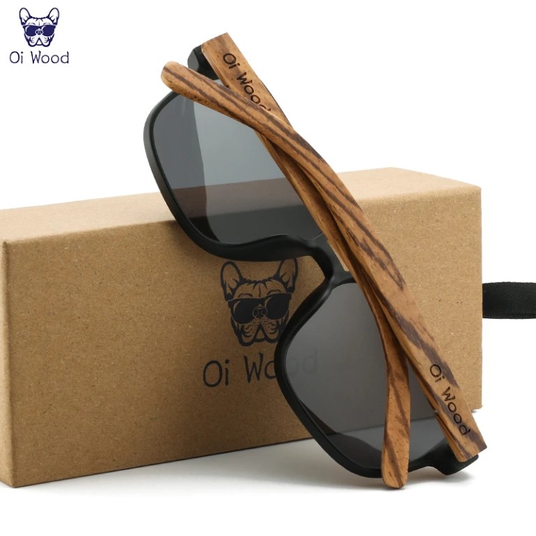 Oi Wood Polarizing UVA&B Protection Eyewear Eco-Friendly