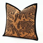 Retro Orange Wave Cushion Retro Orange Wave Cushion
