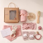 Newborn baby Gift Set With Teether and Milestone Cards Newborn baby Gift Set With Teether and Milestone Cards