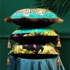Green Luxury Velvet Leopard Print Cushion Green Luxury Velvet Leopard Print Cushion
