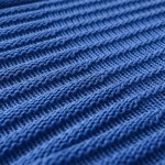 Royal Blue Short Knit Top & Mini Skirt Two Piece Set