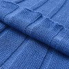Royal Blue Short Knit Top & Mini Skirt Two Piece Set