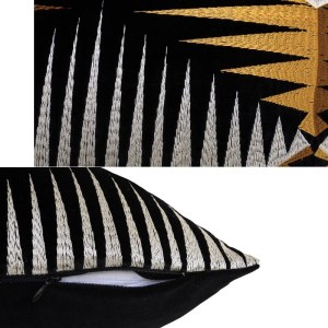 Modern Loft Art Deco Cushion – Decorative Pillow Case Simple Geometric Embroidered Art Room Square Cushion Aesthetic