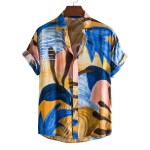 Men’s Casual Floral Short Sleeve Vacation Beach Shirt Men’s Casual Floral Short Sleeve Vacation Beach Shirt