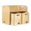 Keezi 3PCS Kids Table and Chairs Set Multifunctional Storage Desk Keezi 3PCS Kids Table and Chairs Set Multifunctional Storage Desk