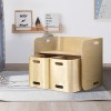 Keezi 3PCS Kids Table and Chairs Set Multifunctional Storage Desk Keezi 3PCS Kids Table and Chairs Set Multifunctional Storage Desk