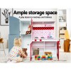 Keezi Kids Kitchen Play Set Wooden Pretend Toys Cooking Children Fridge Oven Red Keezi Kids Kitchen Play Set Wooden Pretend Toys Cooking Children Fridge Oven Red