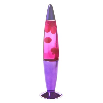 Purple/Pink Metallic Peace Lava Lamp Purple/Pink Metallic Peace Lava Lamp