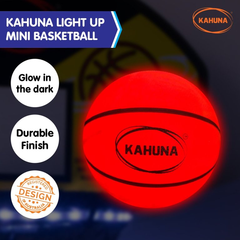 Kahuna Basketball L.e.d Glow Light Up Trampoline Ball Kahuna Basketball L.e.d Glow Light Up Trampoline Ball