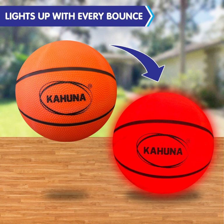 Kahuna Basketball L.e.d Glow Light Up Trampoline Ball Kahuna Basketball L.e.d Glow Light Up Trampoline Ball