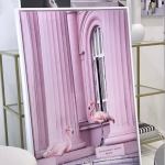 Interior Ave – Saint Pink – 90cm x 60cm White Framed Artwork